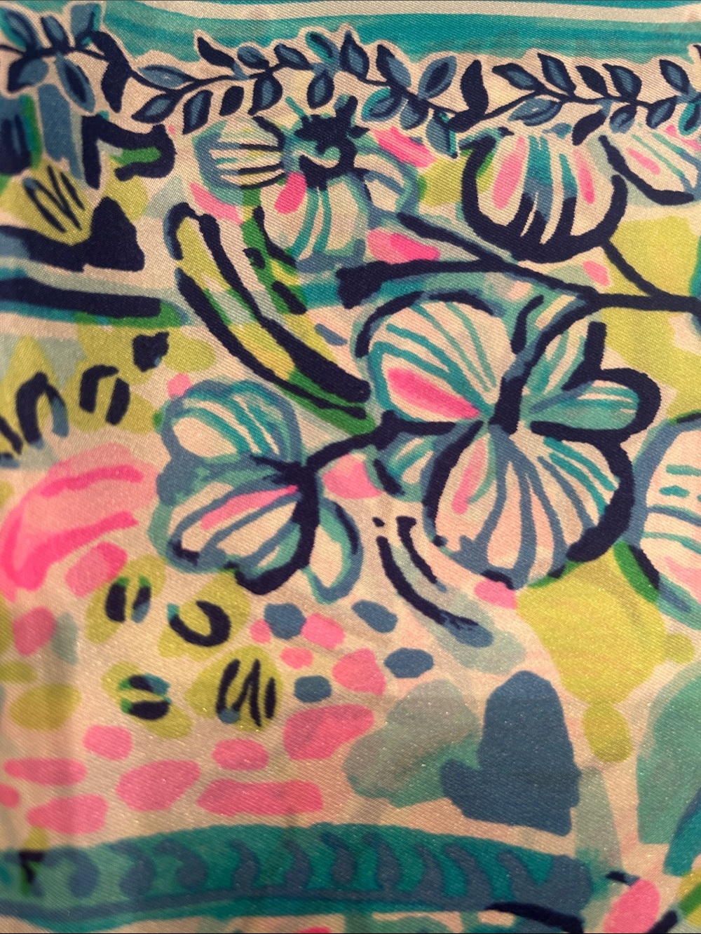 Lilly Pulitzer Silk Scarf NWT - Picture 5 of 7